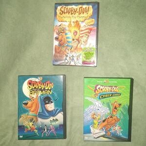 Bundle Of 3 Scooby Doo DVDs Where's My Mummy? is Unopened.